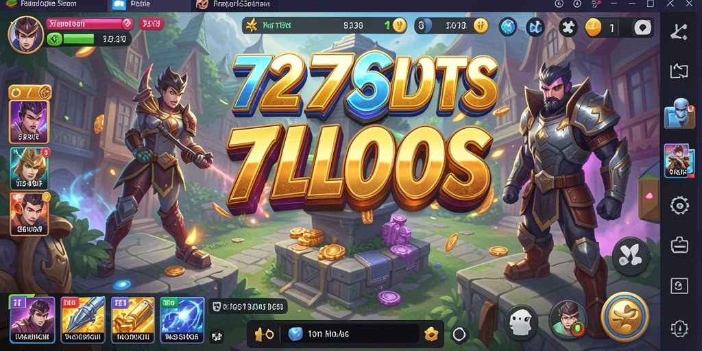 Tampilan gameplay 7276SLOTS menampilkan pertempuran strategi yang mendebarkan.