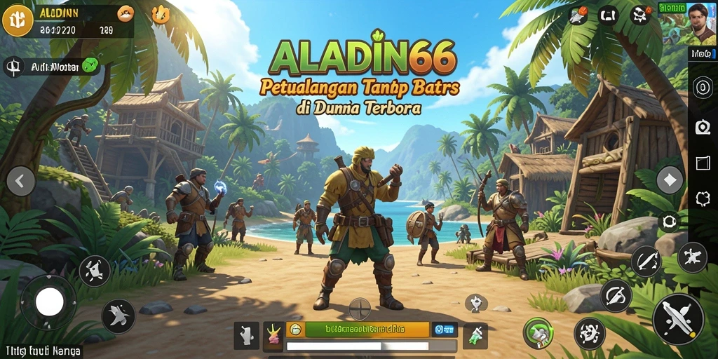 Tampilan gameplay Open World yang memukau di ALADIN66.
