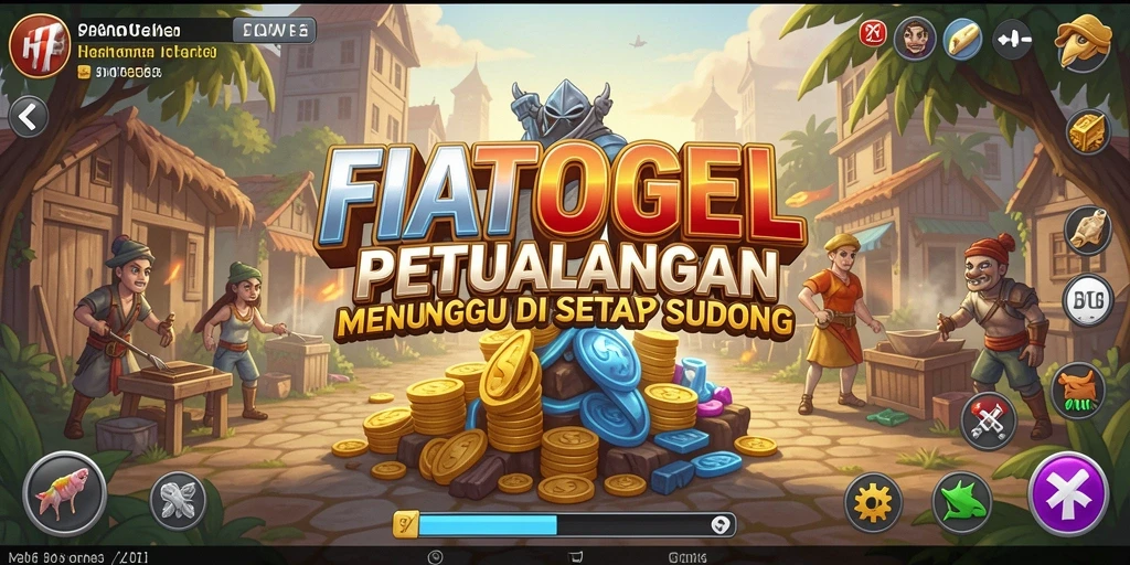Tampilan gameplay FIATOGEL yang seru dan menantang.