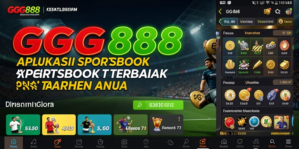 Screenshot dari GGG888 menampilkan antarmuka sportsbook yang menarik.