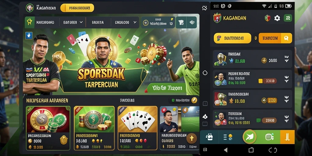 Tampilan gameplay KAGANDAN yang menarik dan interaktif.
