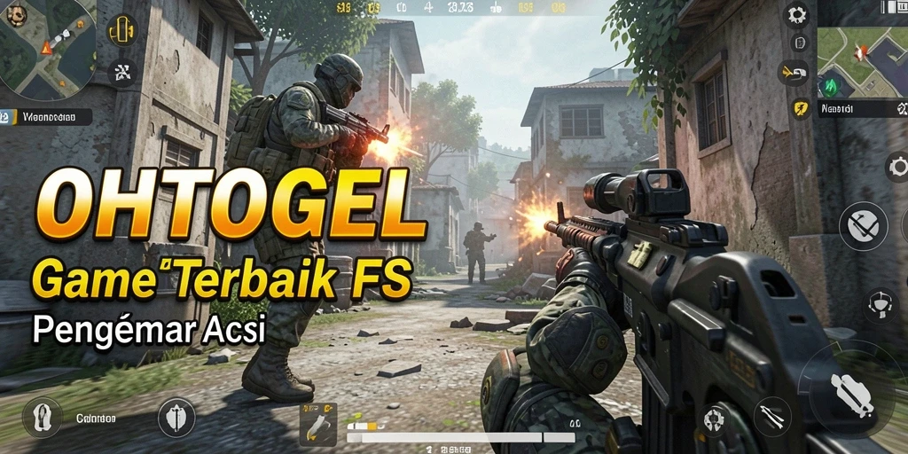 Gameplay OHTOGEL yang mendebarkan dengan aksi tembak-menembak intens.