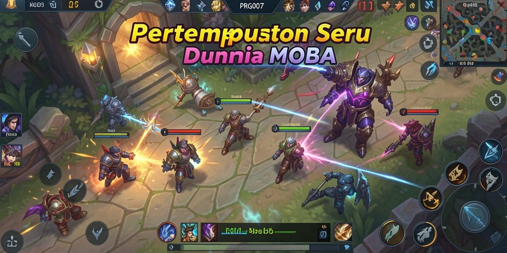 Tampilan utama gameplay seru dari PRG007 yang menggugah semangat.