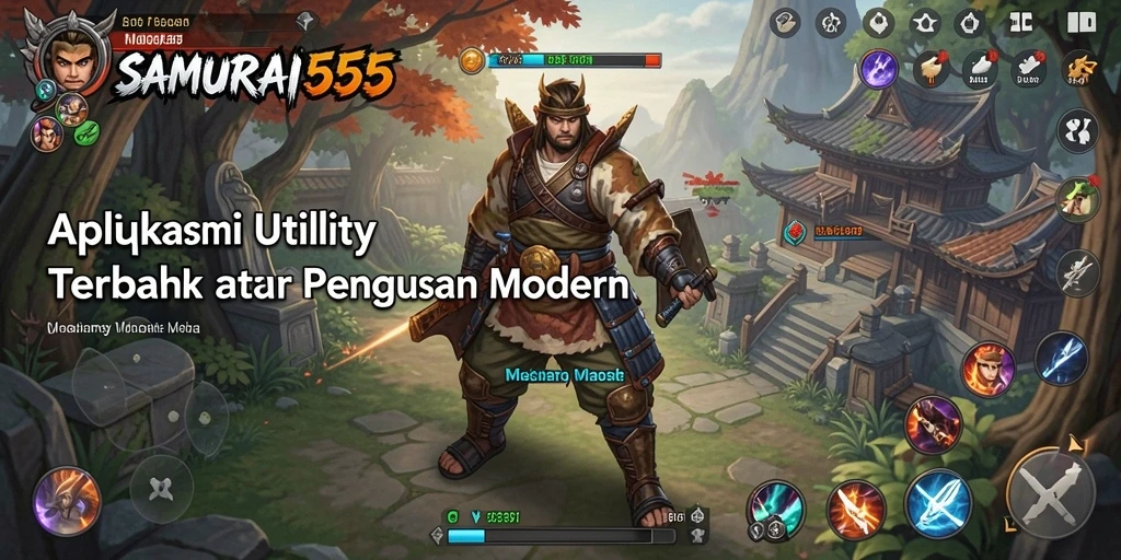 Tampilan antarmuka SAMURAI555 yang intuitif dan mudah digunakan.